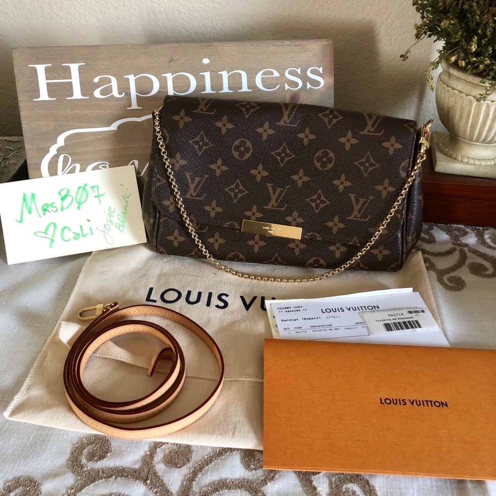 Louis Vuitton Favorite MM in Mono (pending sale)